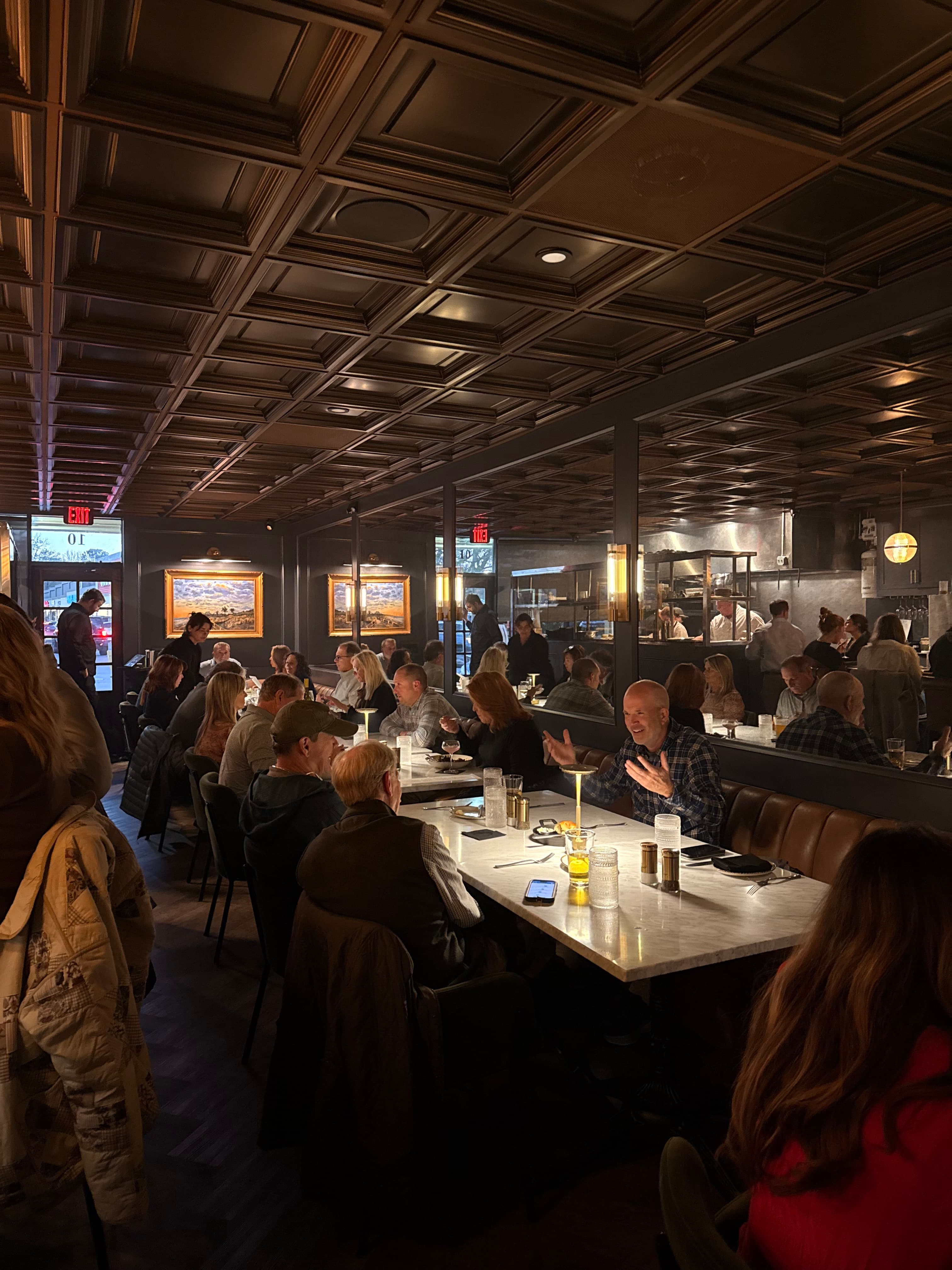 Upscale dining atmosphere at The Lick At 10 Windermere Charleston SC